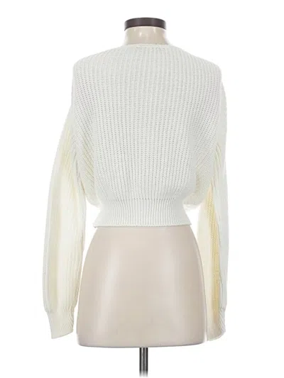 Pre-owned Prettylittlething Turtleneck Sweater In Ivory