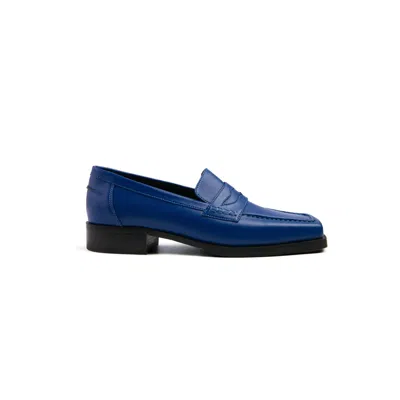 Prev Women's Blue Joan Loafer - Electric