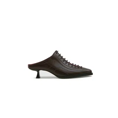 Prev Women's Brown / Red Rachel Mule - Cherry Brownie In Black
