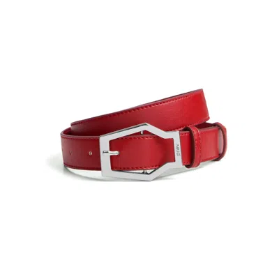 Prev Women's Red Karel Belt Midi - Cherry