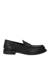 Preventi Man Loafers Black Size 9 Calfskin In Black