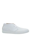Preventi Man Sneakers White Size 8 Leather In White