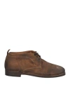 Preventi Woman Ankle Boots Brown Size 6 Leather In Brown
