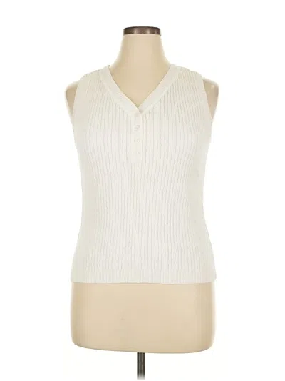 Pre-owned Pria Sweater Vest In White