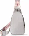 Prickly Pear Tx Camille Crossbody Sling Bag In Grey In Grey