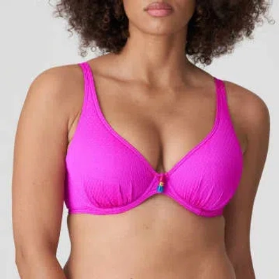 Prima Donna Narta Plunge Bikini Top In Pink