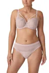 Primadonna Flower Shadow Full Cup Bra In Bois De Rose In Multi