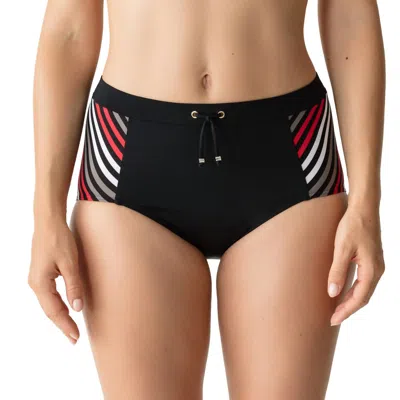 Primadonna Hollywood High Waist Bottom In Red Carpet In Multi