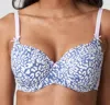 Primadonna Madison Contour Heart Bra In Pastel Denim In Multi