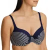 Primadonna Mogador Full Cup Padded Bikini Top In Navy In Blue