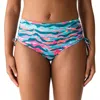 Primadonna New Wave Bikini Full Brief In Clash In Blue