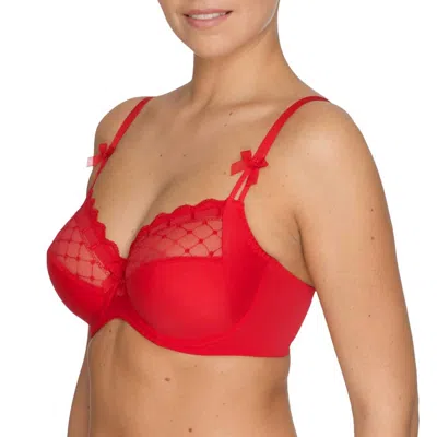 Primadonna Twist A La Folie Underwire Bra In Scarlet In Red