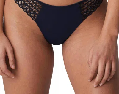 Primadonna Twist East End Thong In Majestic Blue In Multi