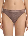 Primadonna Twist Hashtag Thong In Agate Grey In Multi