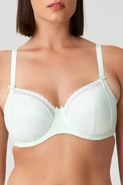Primadonna Twist Seville Full Cup Bra In Mint Green In White