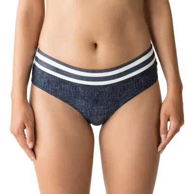 Primadonna Women's California Bikini Briefs Boxer In Blue Legend In Gray