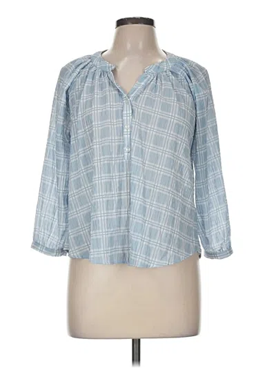 Pre-owned Primark 3/4 Sleeve Blouse In Blue