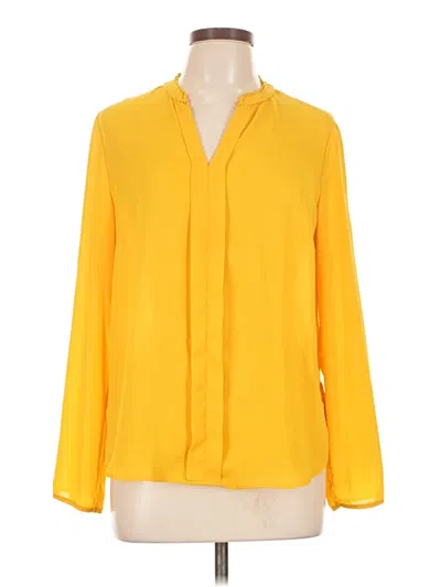Pre-owned Primark 3/4 Sleeve Blouse In Yellow