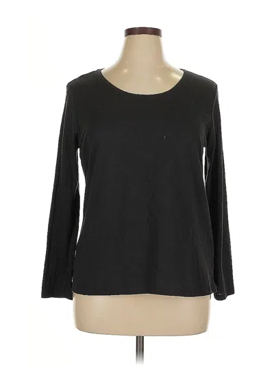 Pre-owned Primark 3/4 Sleeve T-shirt In Black