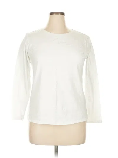 Pre-owned Primark 3/4 Sleeve T-shirt In White