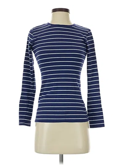 Pre-owned Primark 3/4 Sleeve T-shirt In Blue