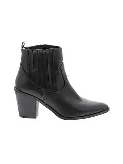 Pre-owned Primark Ankle Boots In Black
