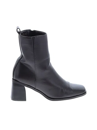 Pre-owned Primark Ankle Boots In Black