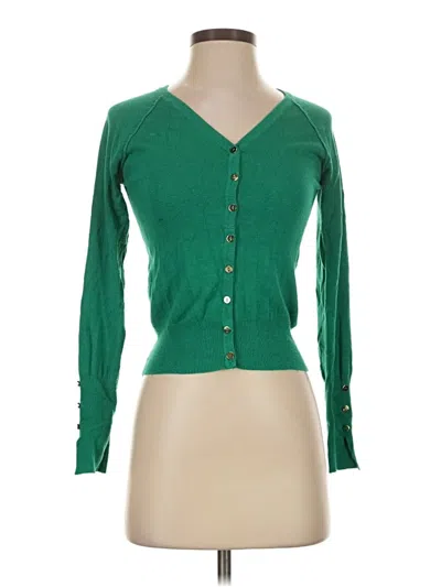 Pre-owned Primark Cardigan Sweater In Green