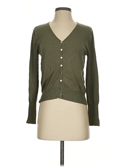 Pre-owned Primark Cardigan Sweater In Green