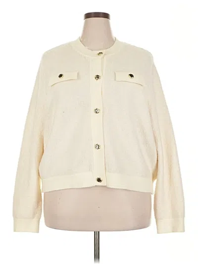Pre-owned Primark Cardigan Sweater In Ivory