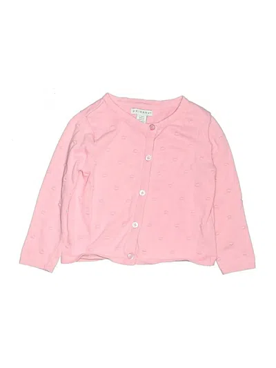 Pre-owned Primark Kids' Cardigan Sweater In Pink