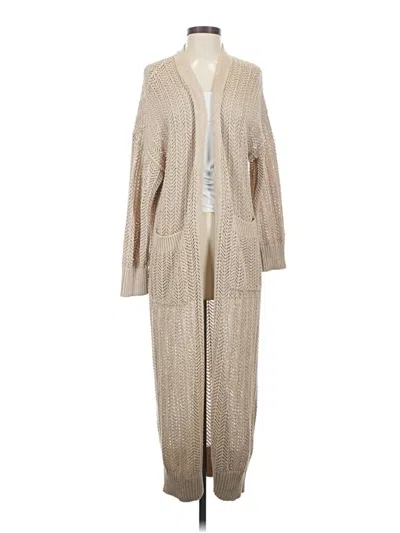 Pre-owned Primark Cardigan Sweater In Tan