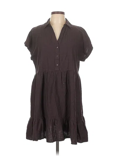 Pre-owned Primark Casual Dress In Brown