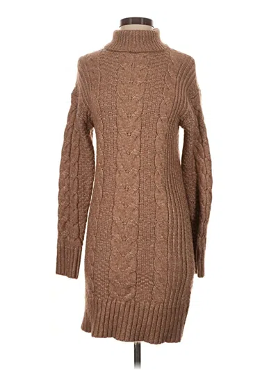 Pre-owned Primark Casual Dress In Brown