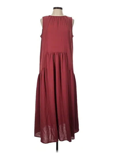 Primark Casual Dress In Burgundy
