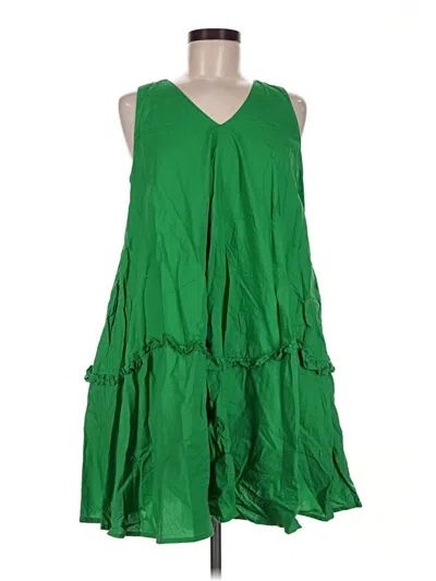 Pre-owned Primark Casual Dress In Green