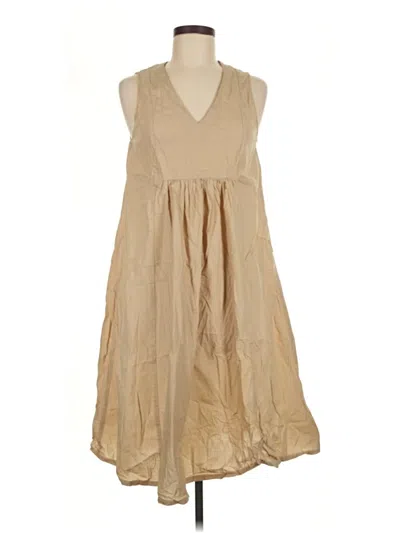 Pre-owned Primark Casual Dress In Tan