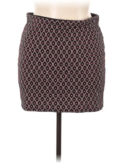 Pre-owned Primark Casual Skirt In Burgundy