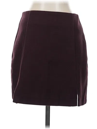 Pre-owned Primark Casual Skirt In Burgundy