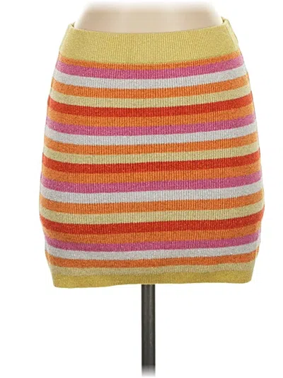 Pre-owned Primark Casual Skirt In Orange