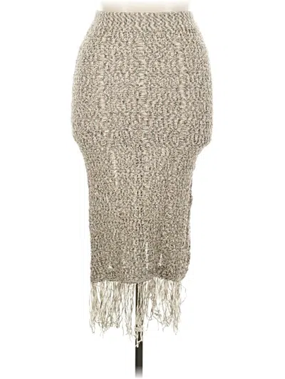 Pre-owned Primark Casual Skirt In Silver