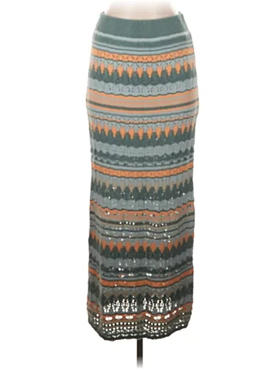Pre-owned Primark Casual Skirt In Teal