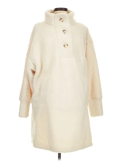 Pre-owned Primark Coat In Ivory