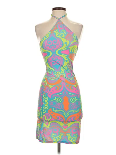 Pre-owned Primark Cocktail Dress In Green