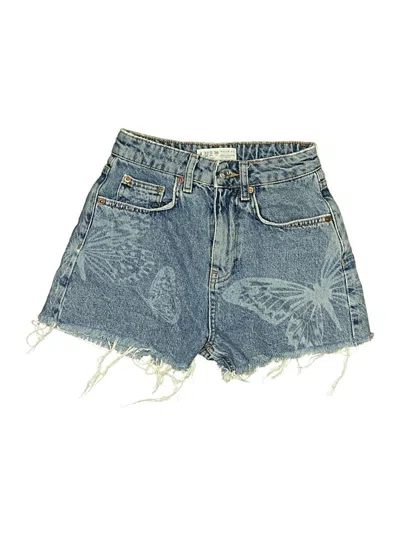Pre-owned Primark Denim Shorts In Blue