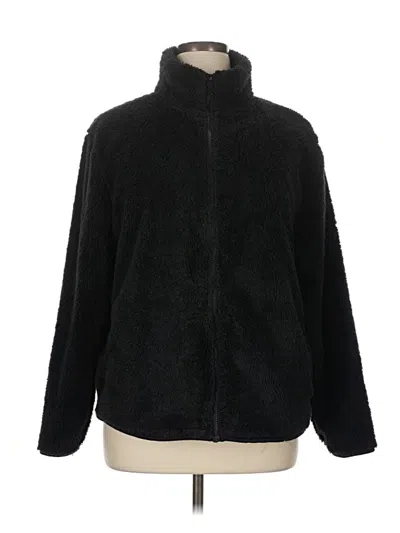 Pre-owned Primark Faux Fur Jacket In Black