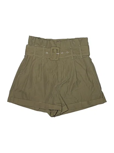 Pre-owned Primark Khaki Shorts In Green