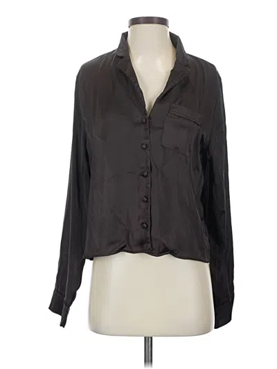Pre-owned Primark Long Sleeve Blouse In Black