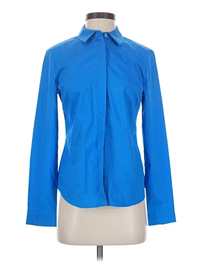 Pre-owned Primark Long Sleeve Blouse In Blue