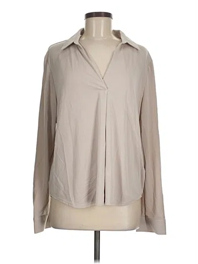 Pre-owned Primark Long Sleeve Blouse In Brown